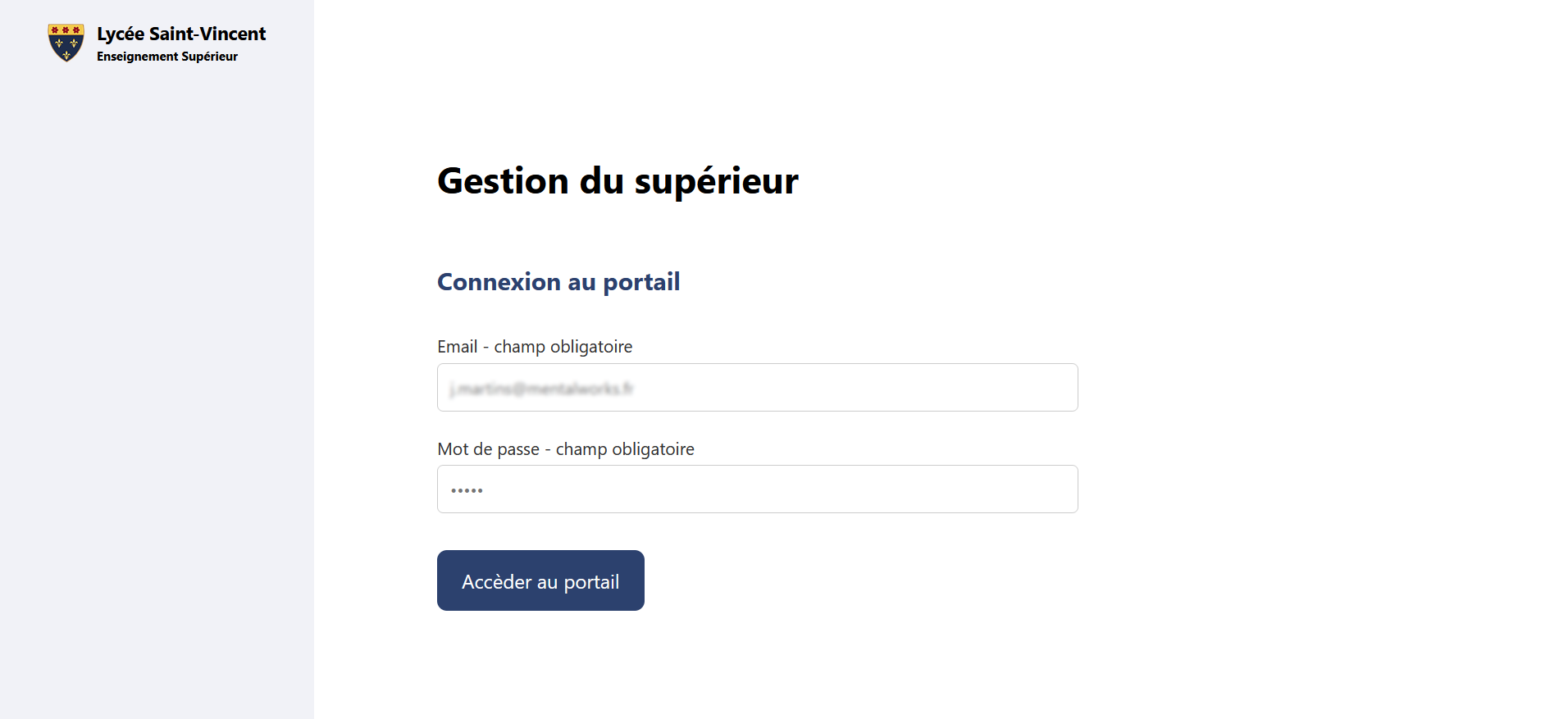 Aperçu du projet Portfolio - vue 1
